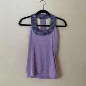 Lululemon Purple Scoop Neck Tank (Size 4)